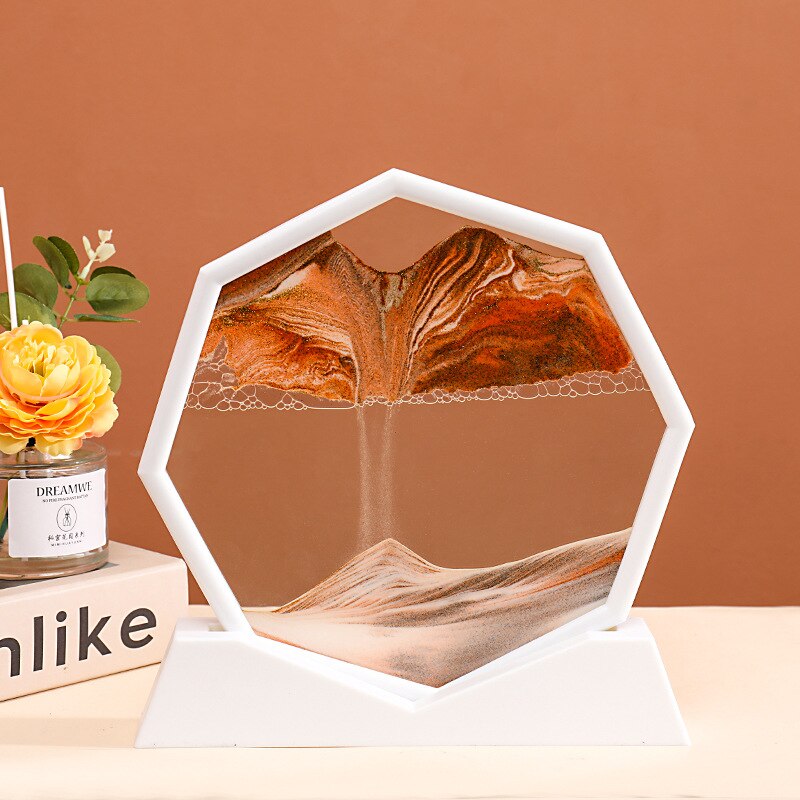 Dekor Steine Hexagon Sand Farbe Fließend Modern