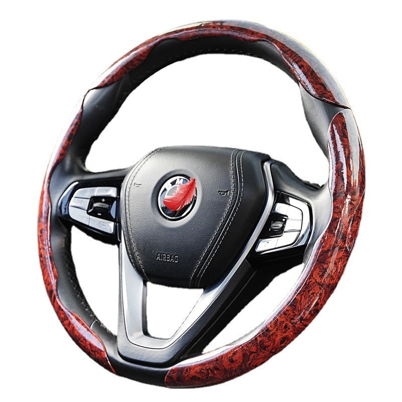 Rutschfeste Auto Radabdeckung Holz Optik