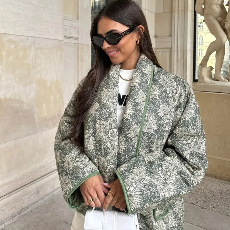 Elegantes Damenjacke mit Bedruckung Modern