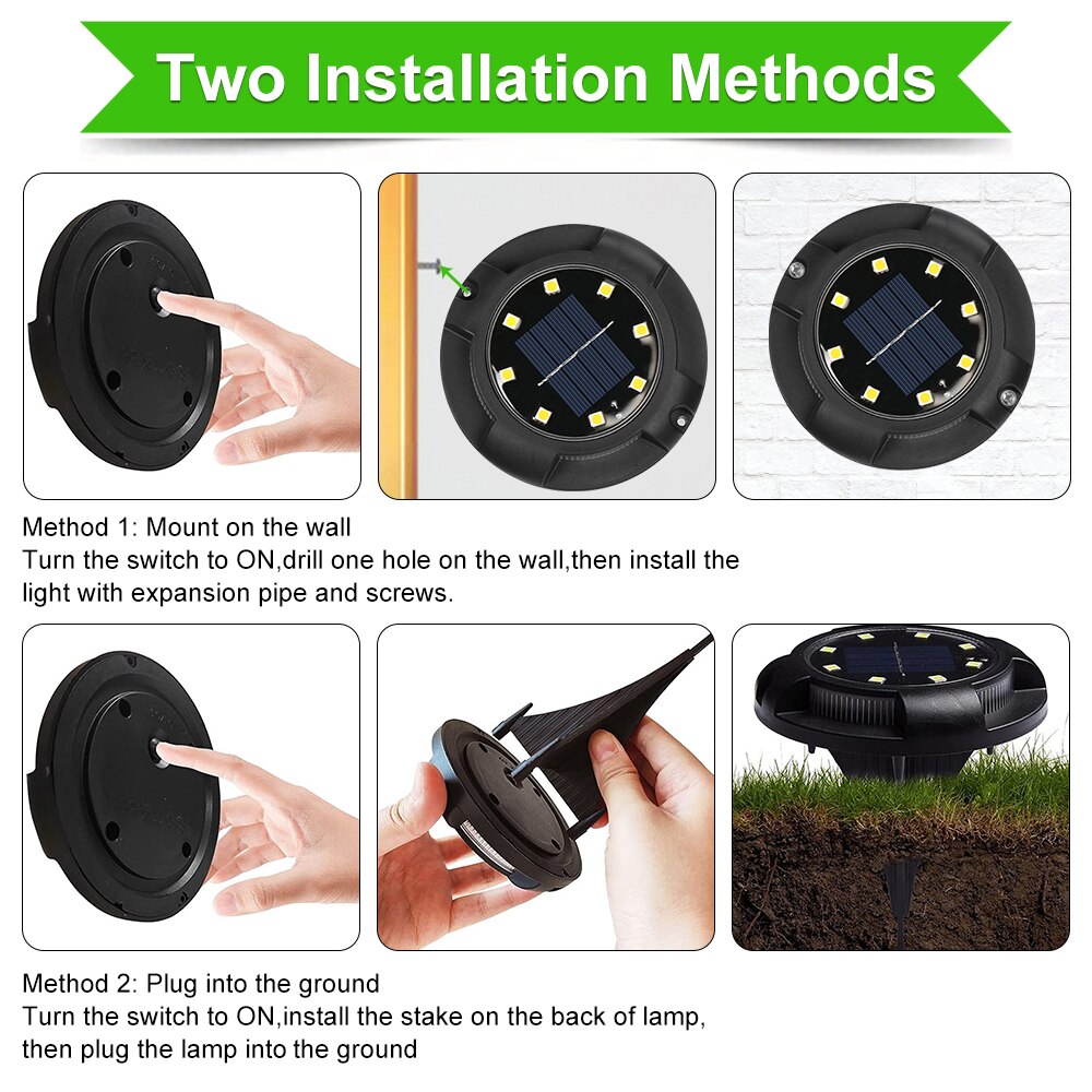 Eco Solar Gartenlicht Bunt LEDs
