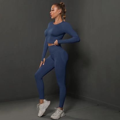 Damen Sportset Nahtlos Komfortabel Modern