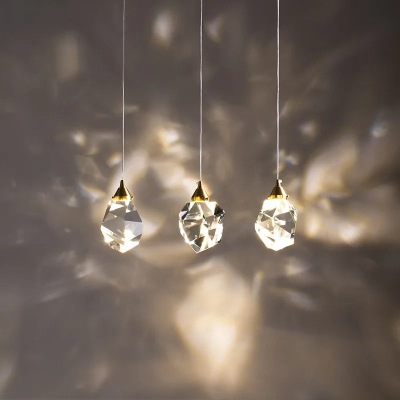 Kristall Pendelleuchte Elegant Luxus Modern