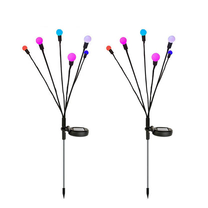 Wasserdichte Solar-Gartenleuchte Faser Optik - BerlinGlamour