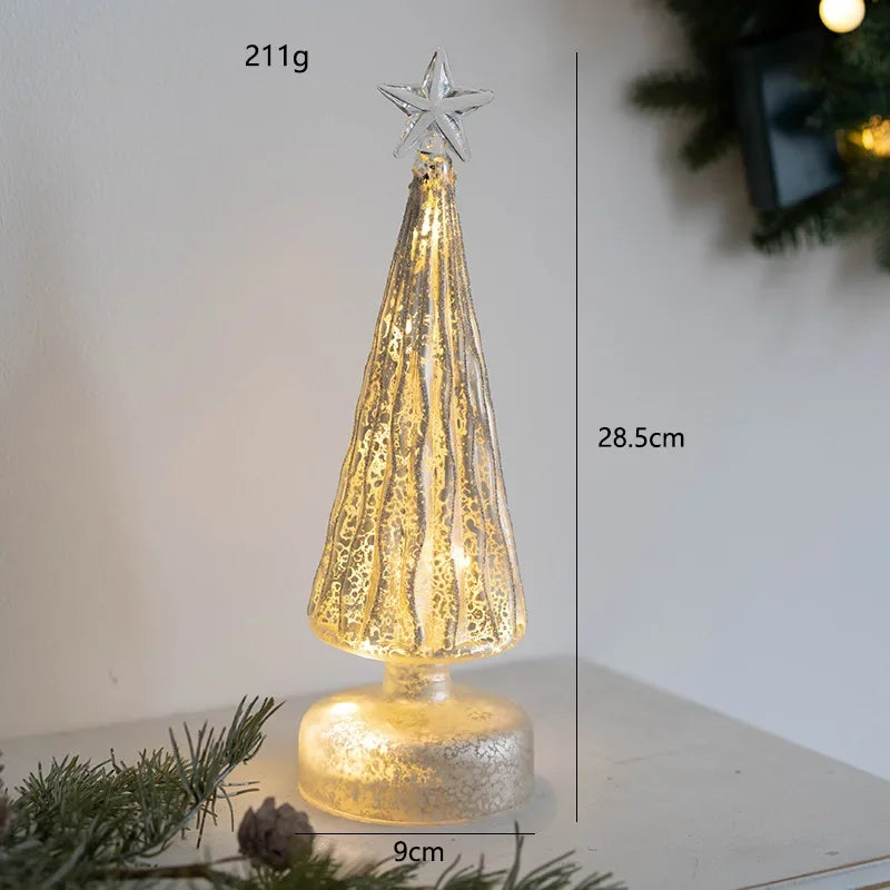 Weihnachtsbaum Lampe LED Frosted Glass Modern