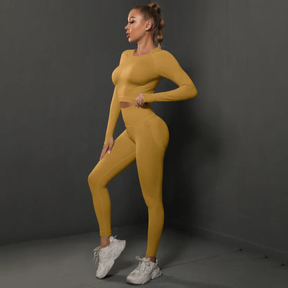 Damen Sportset Nahtlos Komfortabel Modern
