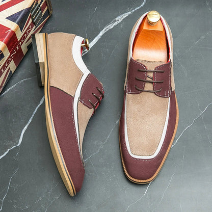 Herren Schuhe Wildleder Braun Elegant