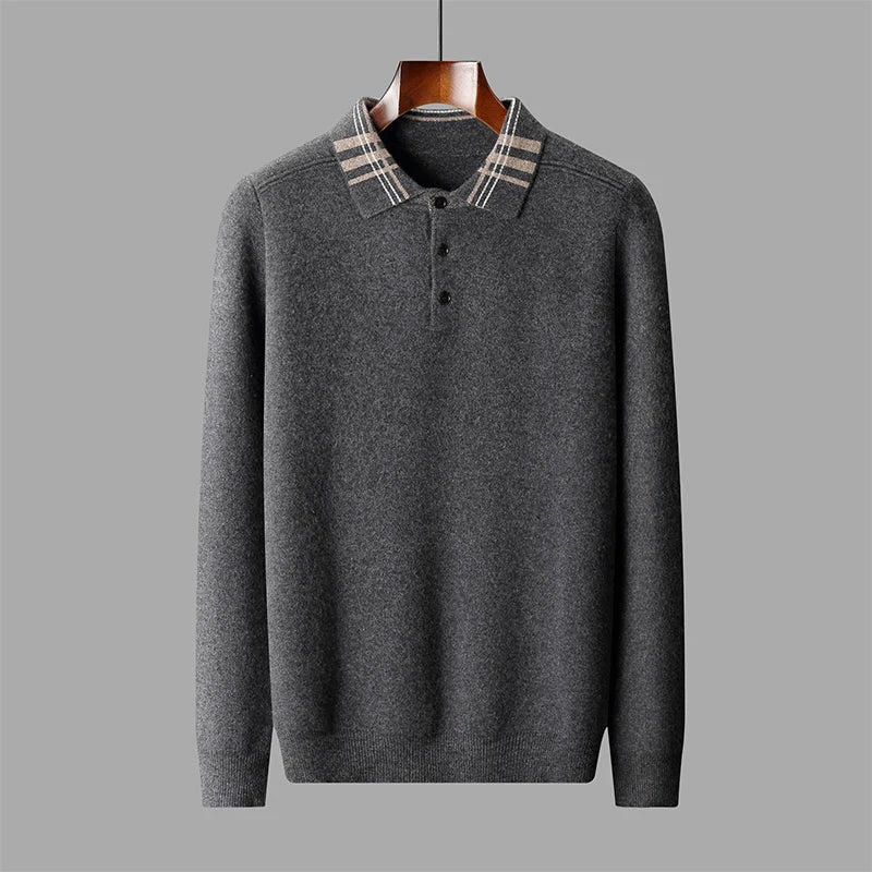 Herren Strickpullover Klassisch Winter Warm - BerlinGlamour