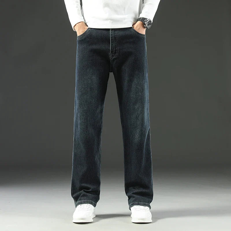 Herren Jeans Weit Bequem Relaxed Fit