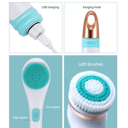 Elektrische Bürste Rotierend Silikon Massager