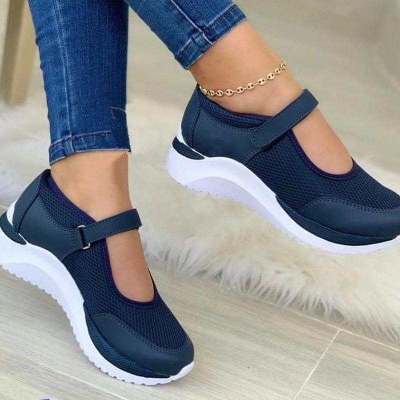 Orthopädische Damen Sneaker Bequem Sportlich