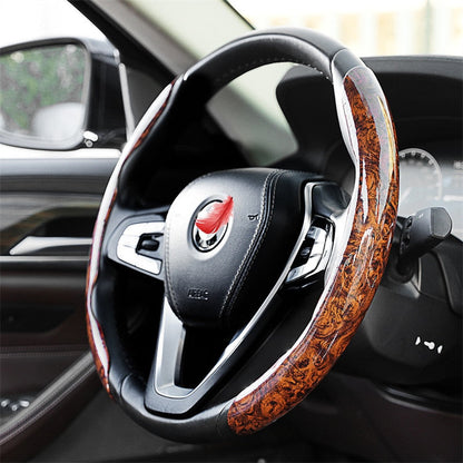 Rutschfeste Auto Radabdeckung Holz Optik