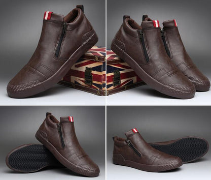 Herren Lederschuhe Echtleder Schwarz Premium