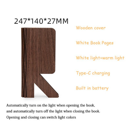 LED Buchlicht Faltbar Dekor Lampe Modern