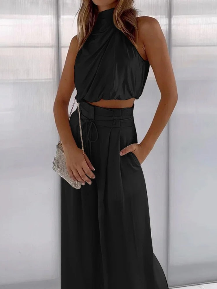 Frauen Hosenanzug Klassisch Zweiteilig Elegant