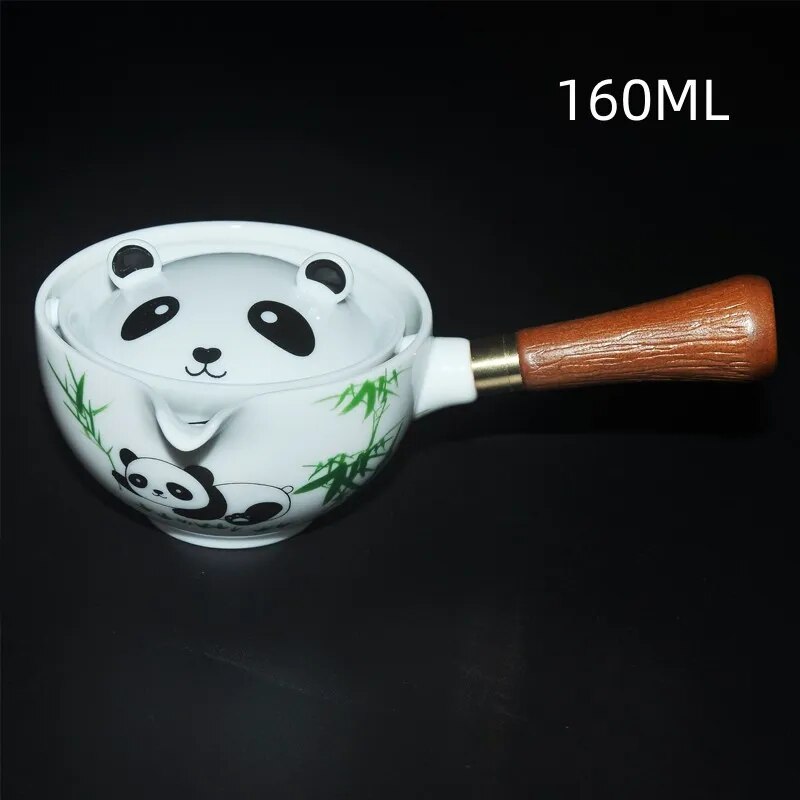 Rotierendes Teeset Panda Marmor Modern