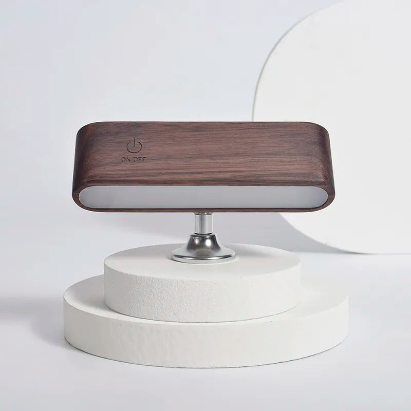 Wiederaufladbare LED Nachtlampe Magnetisch Drehbar Holz - BerlinGlamour