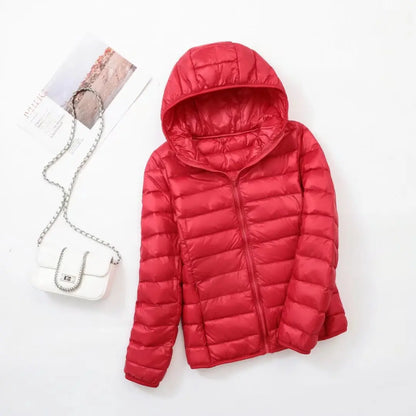 Daunenjacke Kapuzenjacke Warm Winter Damen