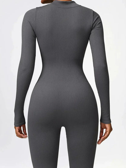 Aktiver Jumpsuit Stretch Damen Sportanzug