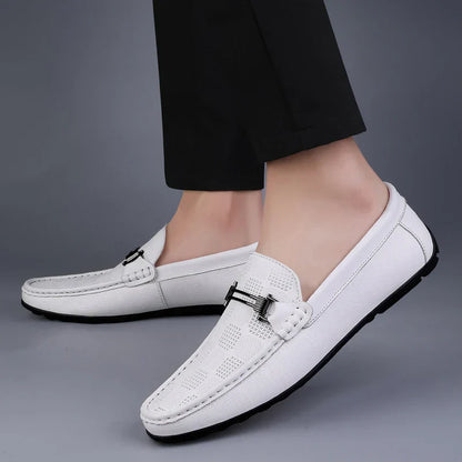 Leder Loafer Schuhe Herren Italienisch Echtleder