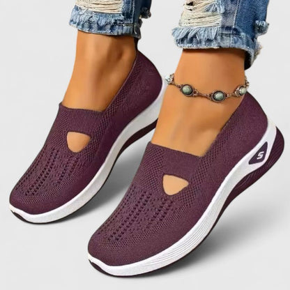 Damen Sneaker Atmungsaktiv Mesh Laufschuhe Bequem