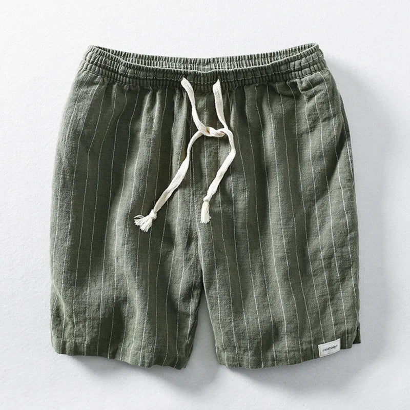 Bequeme Herren Leinen Shorts Sommer Leicht