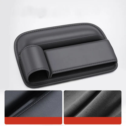 Praktischer Auto Becherhalter Leder Schwarz