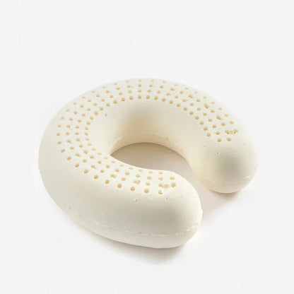Atmungsaktives Nackenkissen Naturlatex U-förmig Ergonomisch