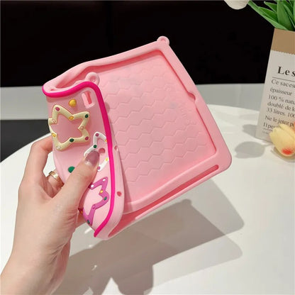 iPad Hülle Kinder Cartoon Flexibel Schutzhülle Stand