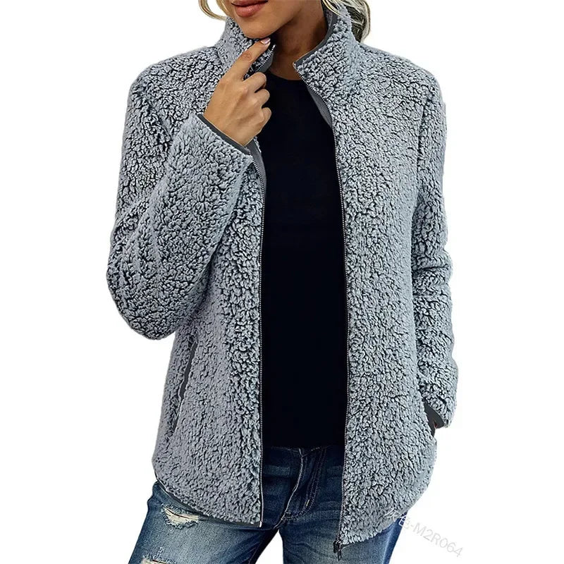 Fleecejacke Damen Warm Soft Damenjacke