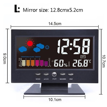 Wetterstation Uhr LCD Digital Funk