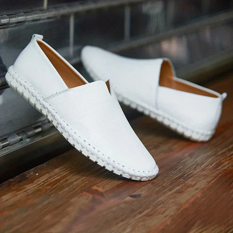 Elegante Herren Loafer aus echtem Leder Schwarz