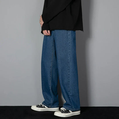 Herren Jeans Weit Bein Relaxed Fit