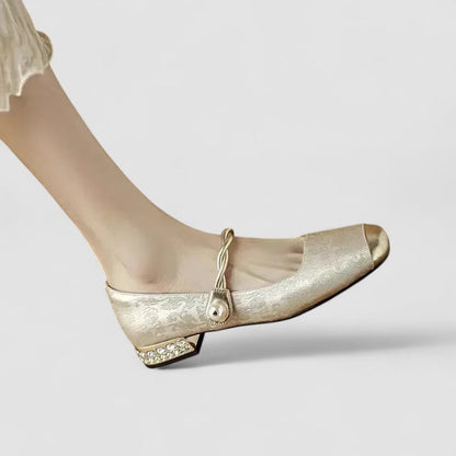 Damen Orthopädische Schuhe Mary Jane Flach Bequem