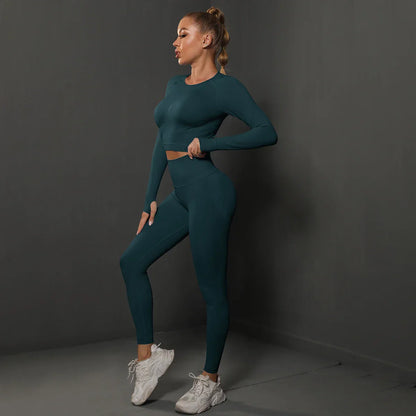 Damen Sportset Nahtlos Komfortabel Modern