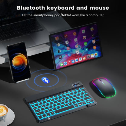 Bluetooth Tastatur Set Kabellos mit Maus