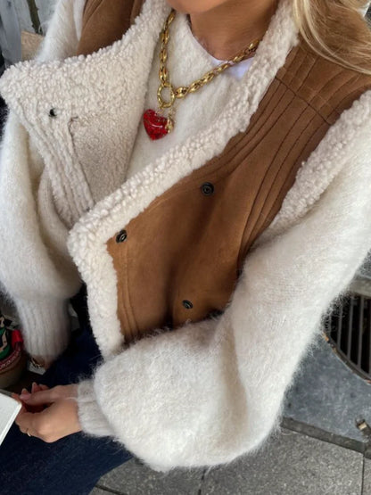 Leder Winterweste Elegant & Zeitlos