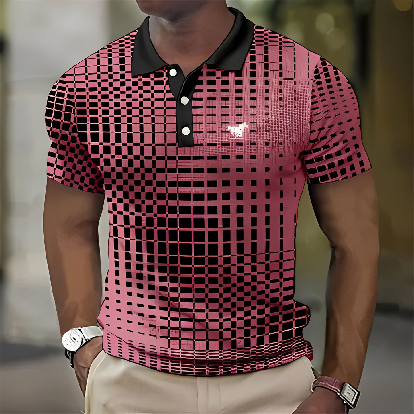 Herren Poloshirt Premium Qualität Slim Fit