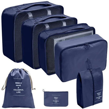 Reise-Organizer Set 7-10-teilig Faltbar Koffer-Boxen