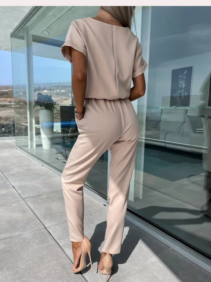 Elegante Damen Overalls Jumpsuit Trendy Modern