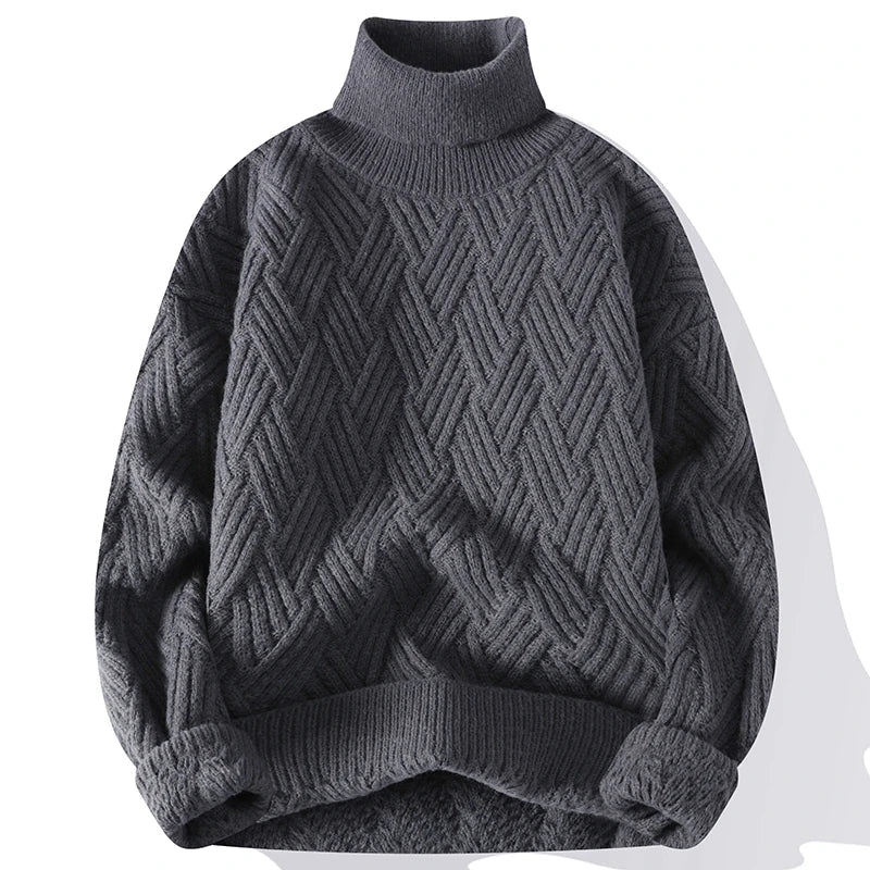 Herrenpullover Elegantes Strickdesign Modern
