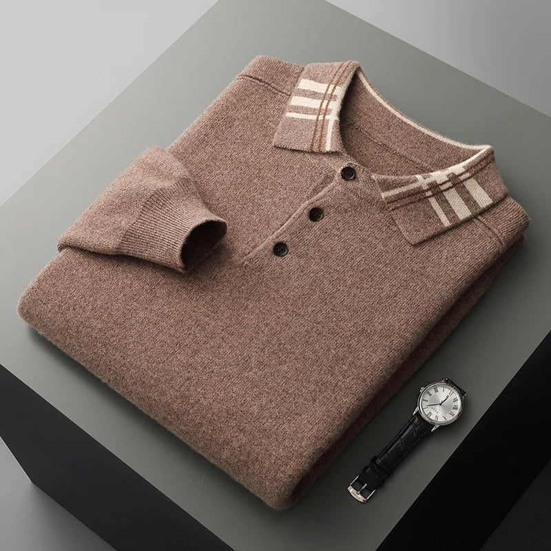 Herren Strickpullover Klassisch Winter Warm