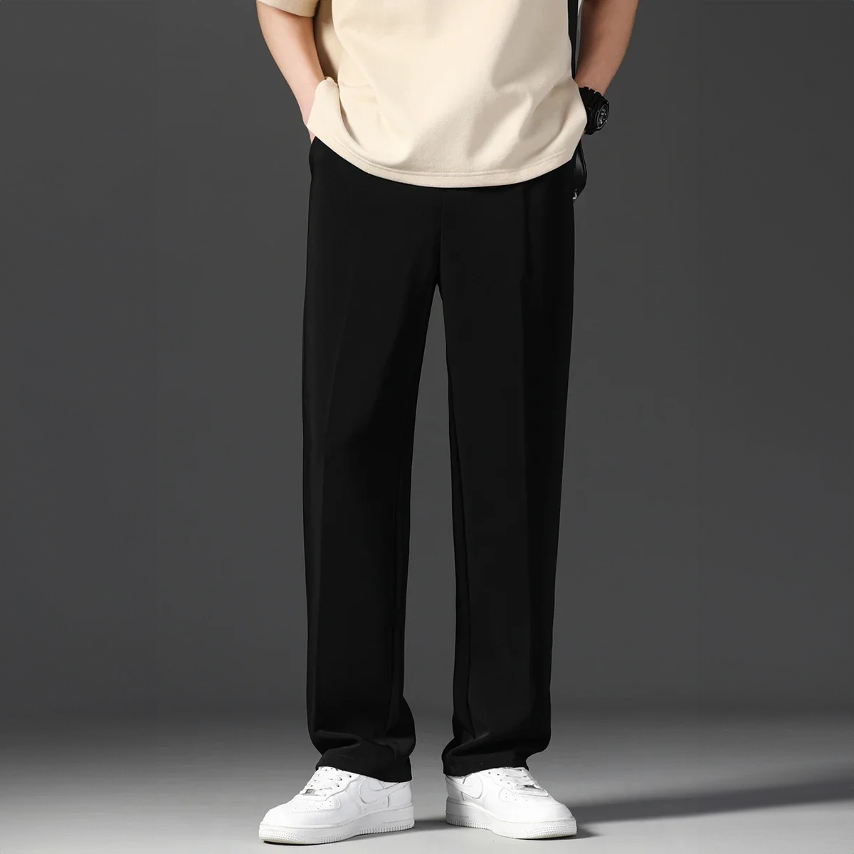 Herrenhosen Bequem Gerade Relaxed Fit