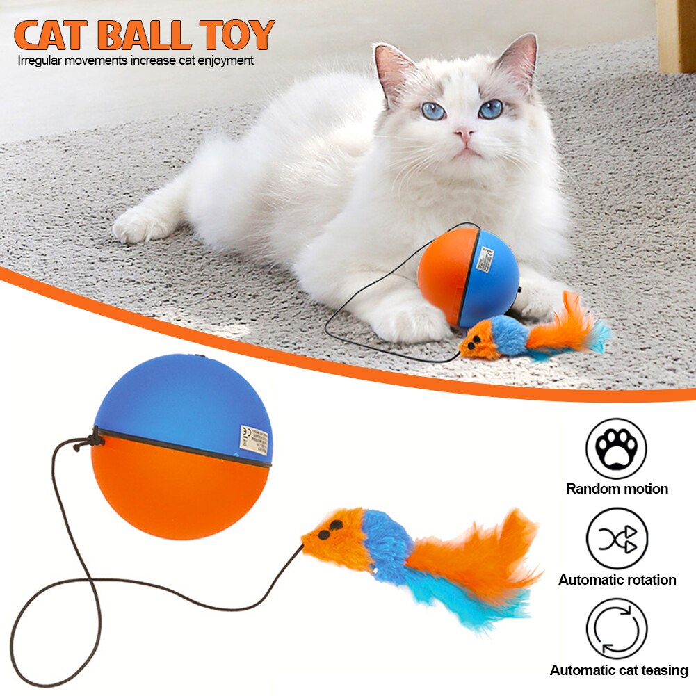 Interaktives Katzenspielzeug Automatischer Laufender Ball