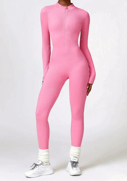 Aktiver Jumpsuit Stretch Damen Sportanzug