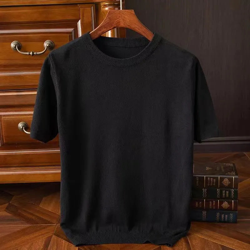 Elegantes Herren T-Shirt Kurzarm Modern