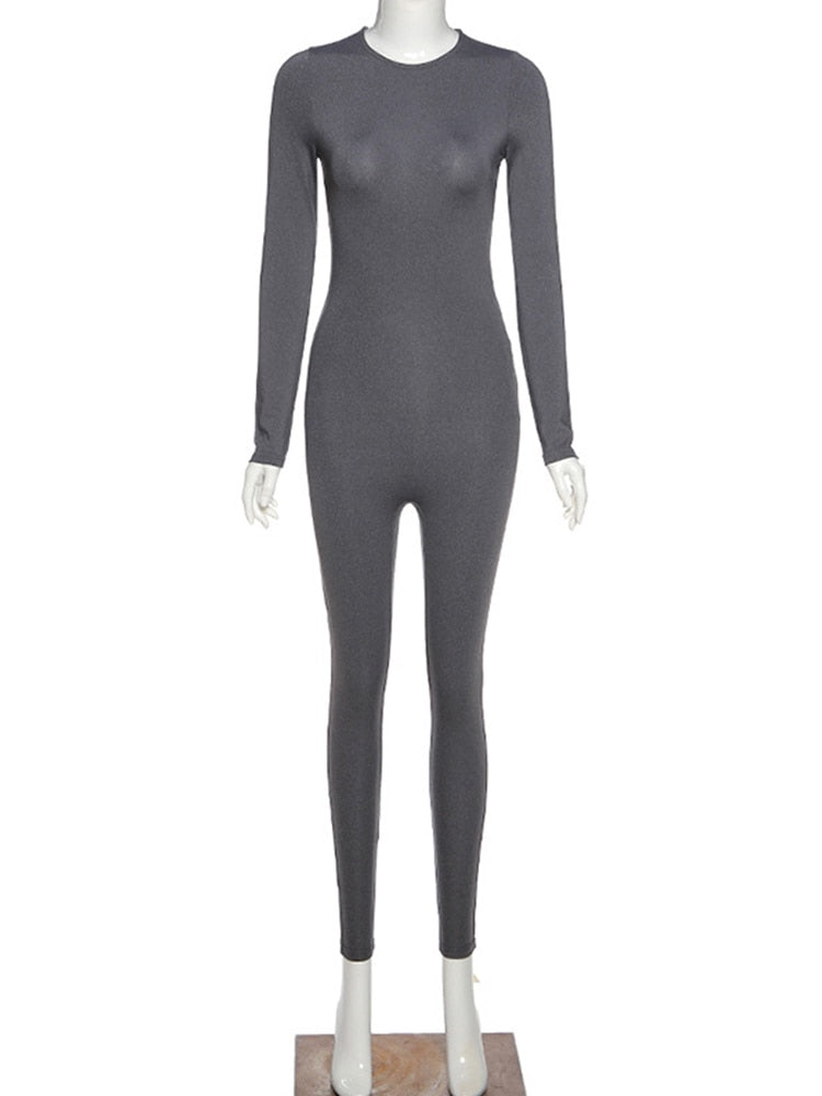 Eleganter Bodycon-Overall Damen Slim Fit