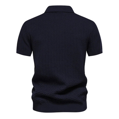 Herrenhemd Rippenmuster Modern Slim Fit - BerlinGlamour