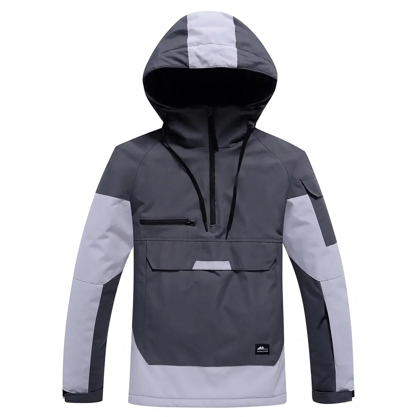 Damen Skijacke Warm Isoliert mit Kapuze Winter