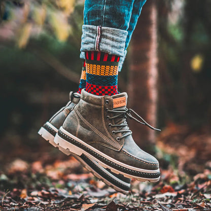 Schafwollsocken Warme Wintersocken 5er Pack