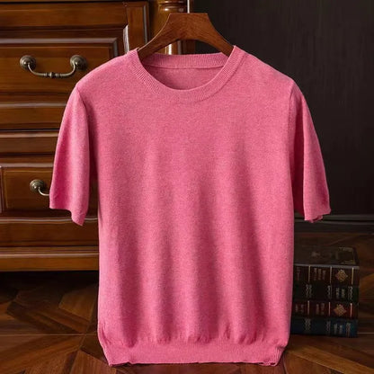 Elegantes Herren T-Shirt Kurzarm Modern